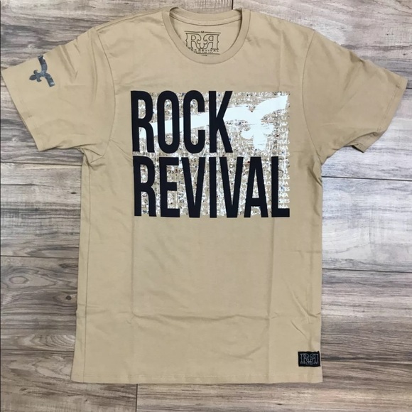 Rock Revival Other - Men's BNWT Biege Rock Revival Bramble T-Shirt